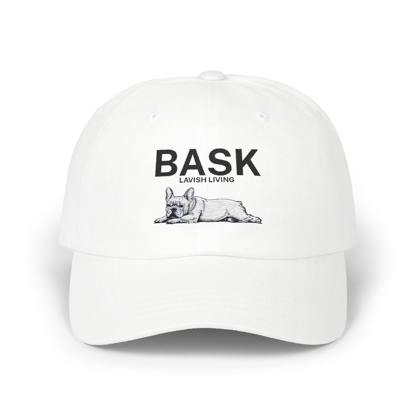 BASK EMBROIDERED HAT | WHITE