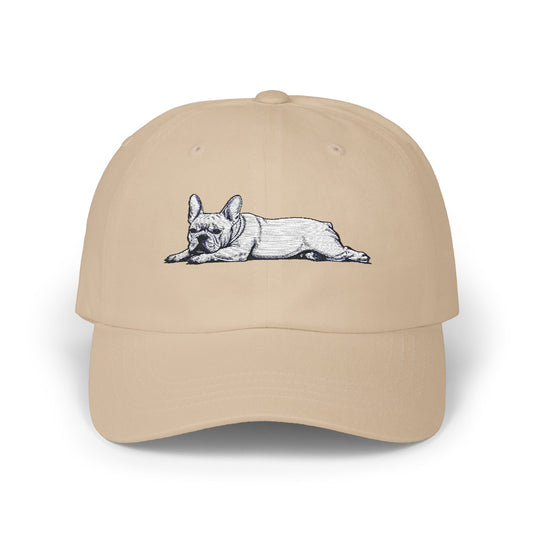 BASK EMBROIDERED HAT | FRENCHIE | STONE