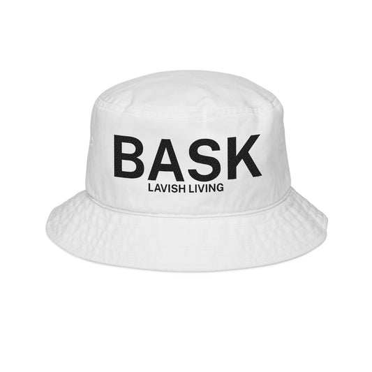 BASK EMBROIDERED BUCKET HAT | BASK | WHITE